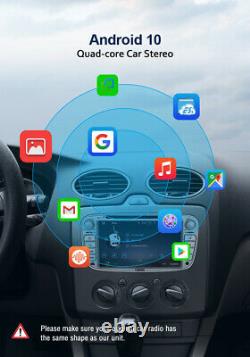 Pumpkin Android 10 Car Stereo Radio CD DVD GPS Sat Nav For Ford Mondeo MK4 Focus