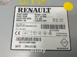 RENAULT Captur MK1 X87 STEREO RADIO CD PLAYER 14-19 281156367R