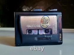 Rare AIWA HS-T27 WALKMAN PERSONAL STEREO RADIO CASSETTE PLAYER WORKING 1980'S