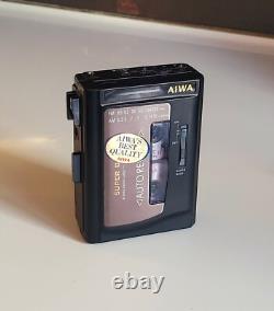 Rare AIWA HS-T27 WALKMAN PERSONAL STEREO RADIO CASSETTE PLAYER WORKING 1980'S