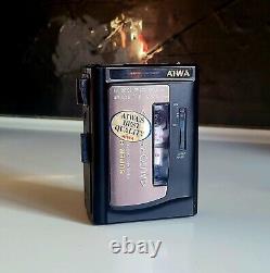 Rare AIWA HS-T27 WALKMAN PERSONAL STEREO RADIO CASSETTE PLAYER WORKING 1980'S
