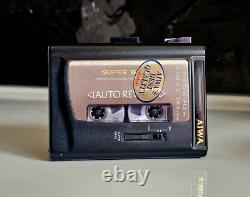 Rare AIWA HS-T27 WALKMAN PERSONAL STEREO RADIO CASSETTE PLAYER WORKING 1980'S