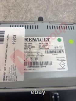 Renault Clio Urban Mk4 Stereo Radio CD Player 16-19 281150502r