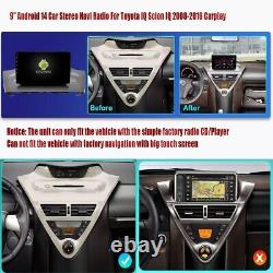 Sat Nav Car Radio Player Stereo For Toyota IQ Scion IQ 2008-2016 Carplay Camera