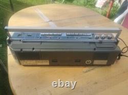 Sharp QT-77 radio twin cassette player stereo. Working, Please Do Read