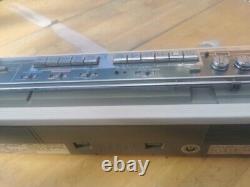 Sharp QT-77 radio twin cassette player stereo. Working, Please Do Read