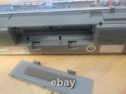 Sharp QT-77 radio twin cassette player stereo. Working, Please Do Read