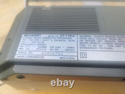 Sharp QT-77 radio twin cassette player stereo. Working, Please Do Read