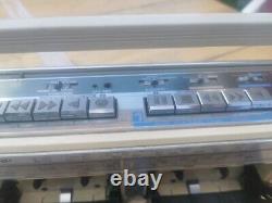 Sharp QT-77 radio twin cassette player stereo. Working, Please Do Read