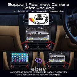 Single 1DIN 7 Flip Out Car Stereo BT CarPlay FM Radio Touch Screen MP5 Player