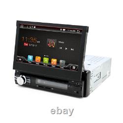 Single 1 Din 7 Car Stereo Radio Android/Apple Carplay Flip Out Player CD/DVD AM
