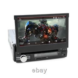 Single 1 Din 7 Car Stereo Radio Android/Apple Carplay Flip Out Player CD/DVD AM