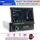 Single 1 Din 7 Car Stereo Radio Android Auto Carplay Bluetooth Flip Out Player
