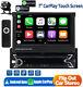 Single 1 Din 7 Flip Out Car Radio Stereo Apple Carplay Auto Bluetooth Fm Player