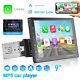 Single 1 Din 9 Car Stereo Radio For Apple Carplay & Android Auto Bt Mp5 Player