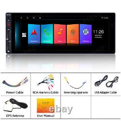 Single 1 Din Andriod 12 6.9'' Car Stereo GPS Navi Bluetooth Wifi FM Radio Player