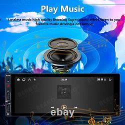 Single 1 Din Andriod 12 6.9'' Car Stereo GPS Navi Bluetooth Wifi FM Radio Player