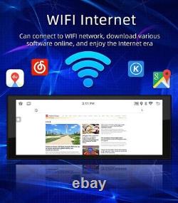 Single 1 Din Car FM Radio Stereo Android 12 GPS NAV WiFi Video Bluetooth Player