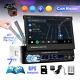 Single 1 Din Car Radio Stereo 7 Flip Out Gps Sat Nav Touch Screen Player +cam