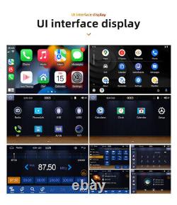 Single Din Car Radio Stereo Player Retractable Screen For Carplay Android Auto