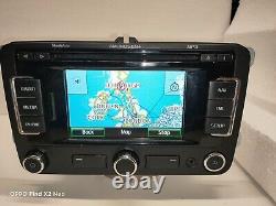 Skoda Octavia AUNDSEN+ RNS315 car cd radio stereo player Bluetooth, sat navi