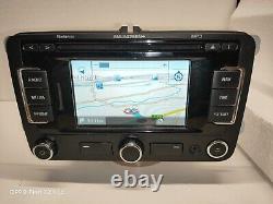 Skoda Octavia AUNDSEN+ RNS315 car cd radio stereo player Bluetooth, sat navi