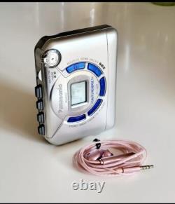 Slim Panasonic Stereo Digital Radio Cassette Player RQ-E25V Walkman working VGC