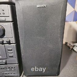 Sony LBT-D117 / PS-LX49P Turntable Hifi Stereo Radio HCD D117 Cd Player WORKING