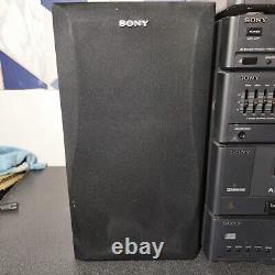 Sony LBT-D117 / PS-LX49P Turntable Hifi Stereo Radio HCD D117 Cd Player WORKING