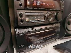 Sony MHC-771 Hifi Stereo System 3 CD Player Cassette Deck Radio Speakers