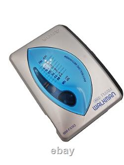 Sony Walkman WM-FX193 Personal Cassette Stereo Player AM FM Radio Tuner Silver