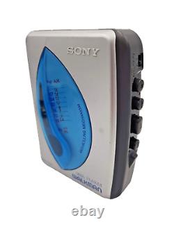 Sony Walkman WM-FX193 Personal Cassette Stereo Player AM FM Radio Tuner Silver