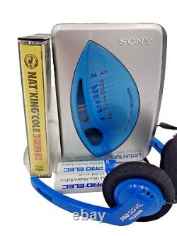 Sony Walkman WM-FX193 Personal Cassette Stereo Player AM FM Radio Tuner Silver