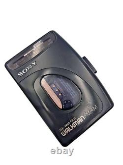 Sony Walkman WM-FX21 Personal Cassette Stereo Player AM FM Radio Tuner Black