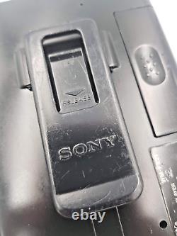 Sony Walkman WM-FX21 Personal Cassette Stereo Player AM FM Radio Tuner Black