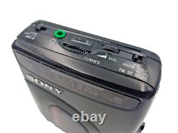 Sony Walkman WM-FX21 Personal Cassette Stereo Player AM FM Radio Tuner Black