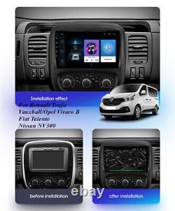 Stereo Radio GPS Navigation FM WIFI Player 9 For Vauxhall/Opel Vivaro B 2014-19