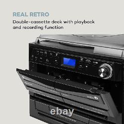 Stereo System with Turntable CD Players for Home DAB+ Radio Tuner Record Player