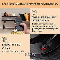 Turntable FM Radio DAB+ Record Player Bluetooth Stereo Speaker CD Player Remote