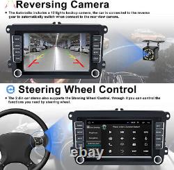 UK For VW GOLF MK5 MK6 7 Car Stereo Radio Android 12 GPS Player+Reverse Camera