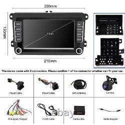 UK For VW GOLF MK5 MK6 7 Car Stereo Radio Android 12 GPS Player+Reverse Camera