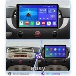 Upgraded Car Stereo Radio Player with Wi Fi and GPS Navigation for Fiat 500
