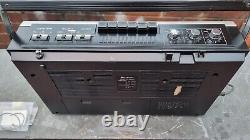 VINTAGE Japanese KASUGA KC-2500FL Stereo Radio Cassette AUX BoomBox NEEDS LOVE