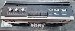 VINTAGE Japanese KASUGA KC-2500FL Stereo Radio Cassette AUX BoomBox NEEDS LOVE