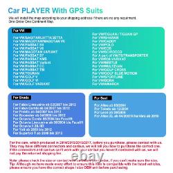 VW GOLF MK5 MK6 7 Apple Carplay Car Stereo Radio Android 11.0 Player GPS UK