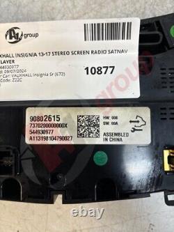 Vauxhall Insignia 13-17 Stereo Screen Radio Satnav CD Player 544930977