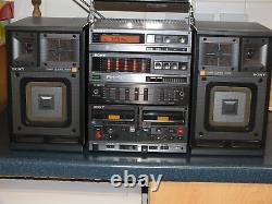 Vintage 1985/86 Sony FH-10W Midi Hi-Fi Stereo Radio Cassette Player Faulty