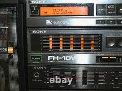 Vintage 1985/86 Sony FH-10W Midi Hi-Fi Stereo Radio Cassette Player Faulty