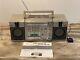Vintage Jvc Pc-11l Portable Boombox Hifi Stereo Radio Cassette Player Bluetooth
