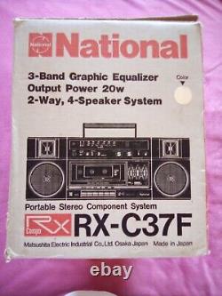 Vintage National Matsushita RX-C37L Stereo Radio Cassette Player New in Box